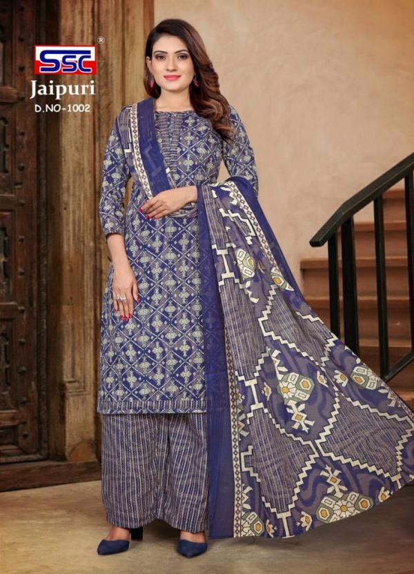 SSC Jaipuri Cotton Vol-1 Soft Cotton Designer Exclusive Dress Material